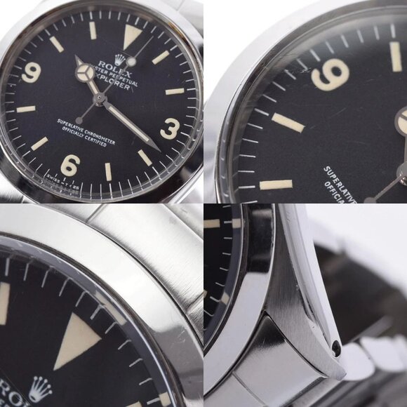 ROLEX Explorer 1 1016 7 digits 40 (around 1974) Black/Noir mens Watches Mech... - Picture 7 of 12